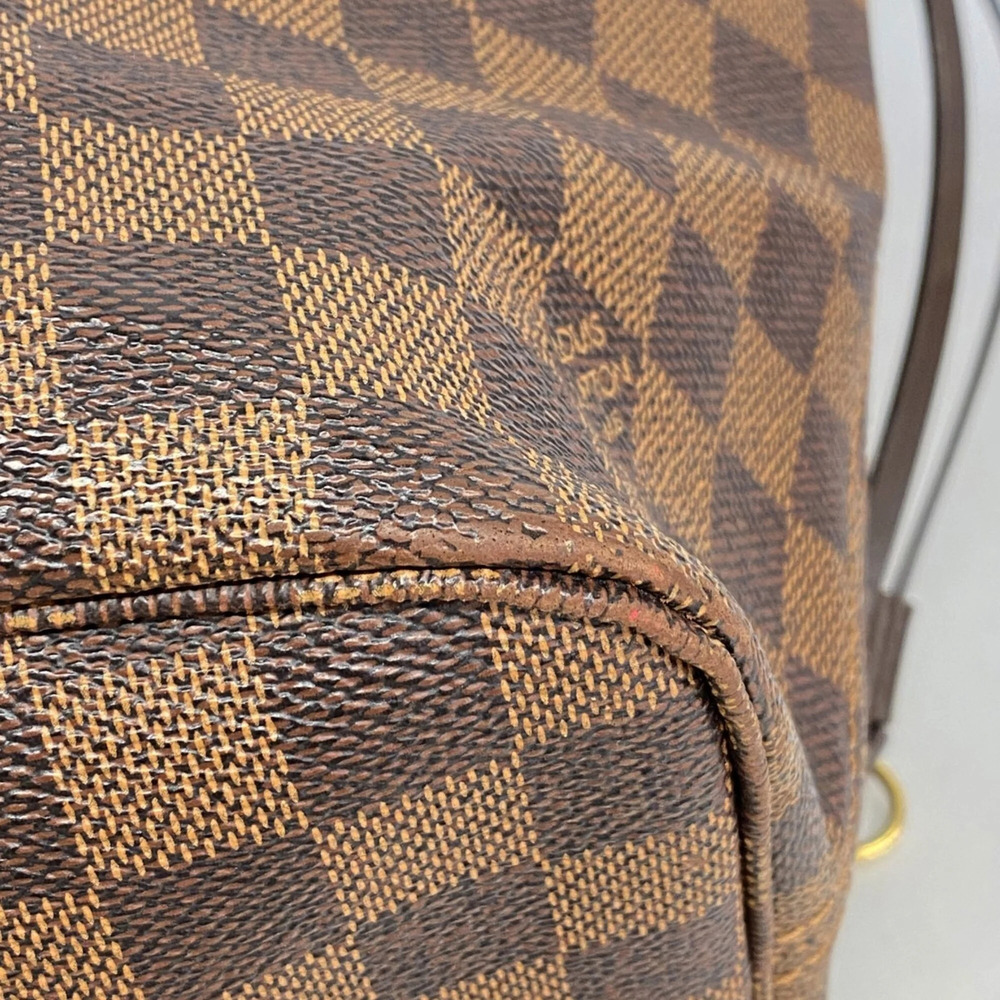 LOUIS VUITTON Brown Damier Neverfull MM Tote Bag - Picture 6 of 10